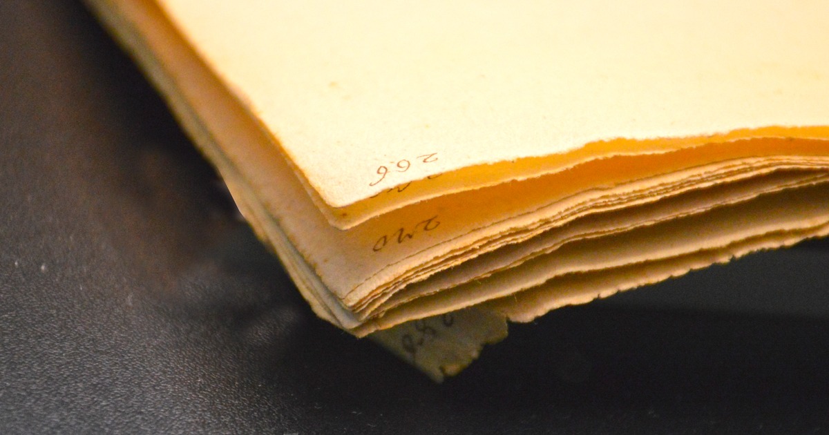Quaderno numerato dalla penna del poeta Giacomo Leopardi Quaderno numerato dalla penna del poeta Giacomo Leopardi